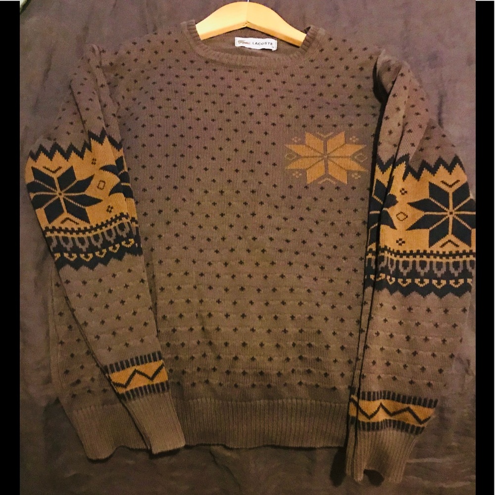 Lacoste Christmas sweater M